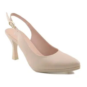 Desiree | Sapatos de salto alto em pele bege para mulher DESIREE SHOES 2