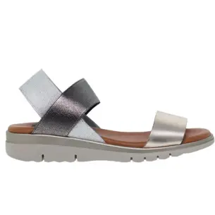 Blusandal : Sandali in pelle metallizzata : Donna BLUSANDAL
