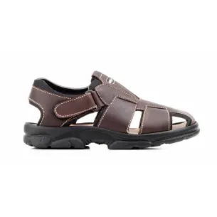 Morxiva : Sandali XL in pelle marrone : Uomo MORXIVA SHOES