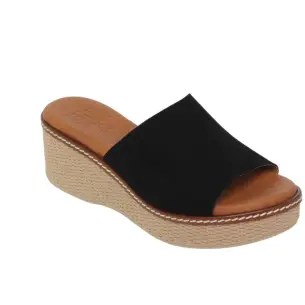 Blusandal : Sandales à plateforme noires : Femme BLUSANDAL 2
