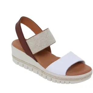 Sandalias de Piel blancas by Blusandal BLUSANDAL 2