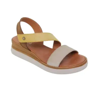 Blusandal |Sandalias piel multicolor con cuña| Mujer BLUSANDAL 2
