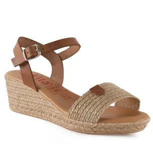 Chamby|Sandali in pelle e iuta naturale |Donna CHAMBY 2