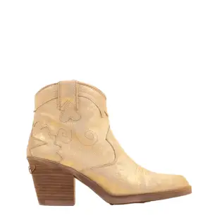 Nemonic|Stivali da cowboy in pelle di platino|Donna NEMONIC