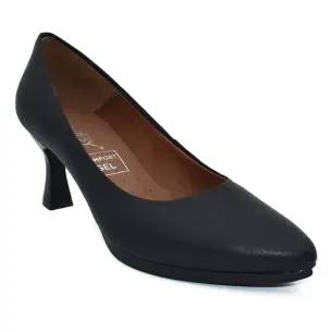Chamby | Bombas de couro preto | Mulheres CHAMBY 2
