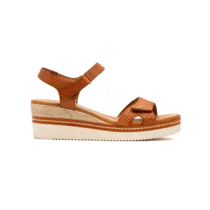 CBP|Sandalias con cuña piel cuero | Mujer CBP - CONBUENPIE