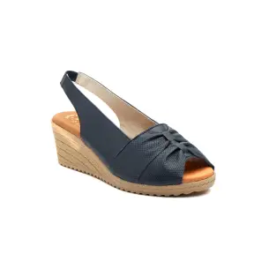 CBP |Sandales en cuir bleu| Femmes CBP - CONBUENPIE 2
