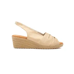 CBP |Sandales en cuir beige| pour femmes CBP - CONBUENPIE