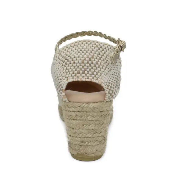 copy of Chamby : Espadrilles en jute et cuir beige : Femme CHAMBY