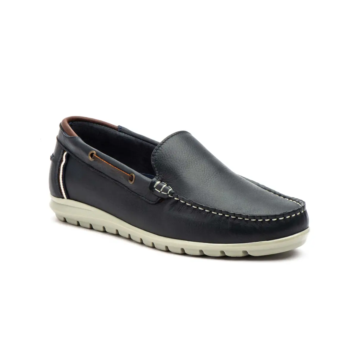 Route 83 | Mocassini in pelle blu| Uomo ROUTE 83
