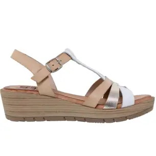 Blusandal |Sandali in pelle multicolore| Donna BLUSANDAL