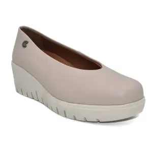 Manoletinas de piel beige by Chamby CHAMBY 2