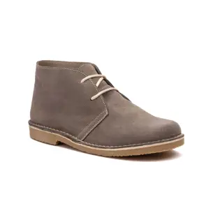 CBP | Gray leather safari boots | Men 2