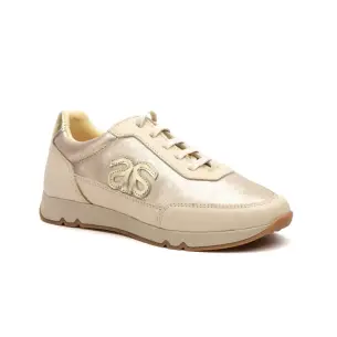 CBP | Casual golden leather sneaker | Women 2